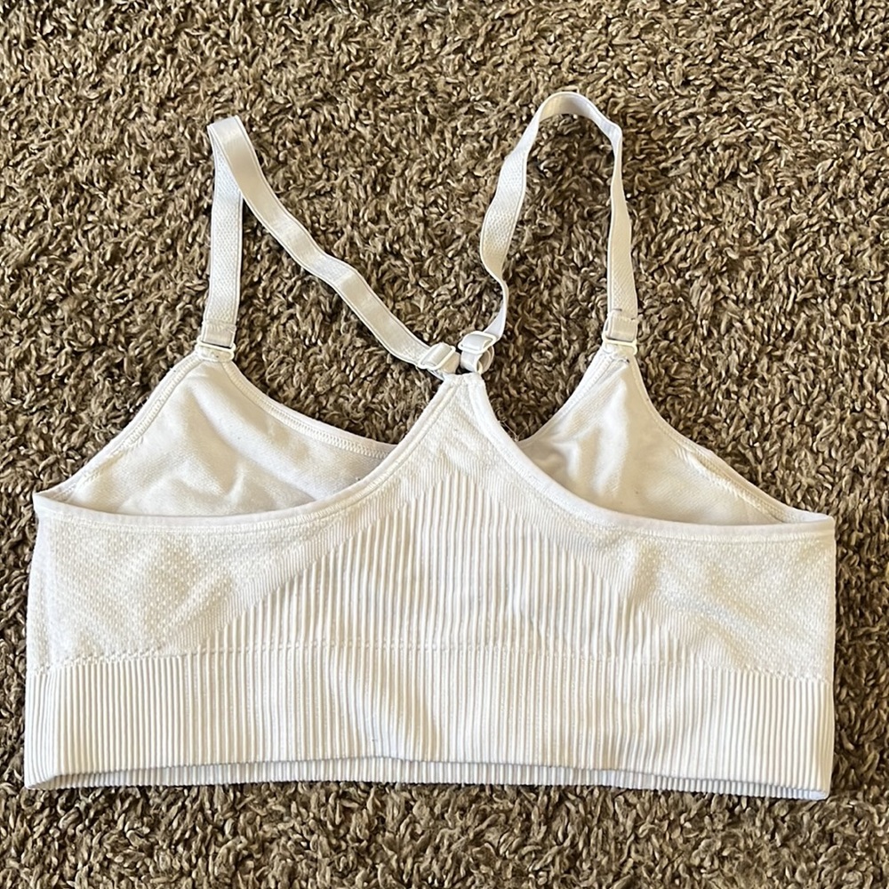 White Razorback Champion Sports Bra - Picture 2 of 2